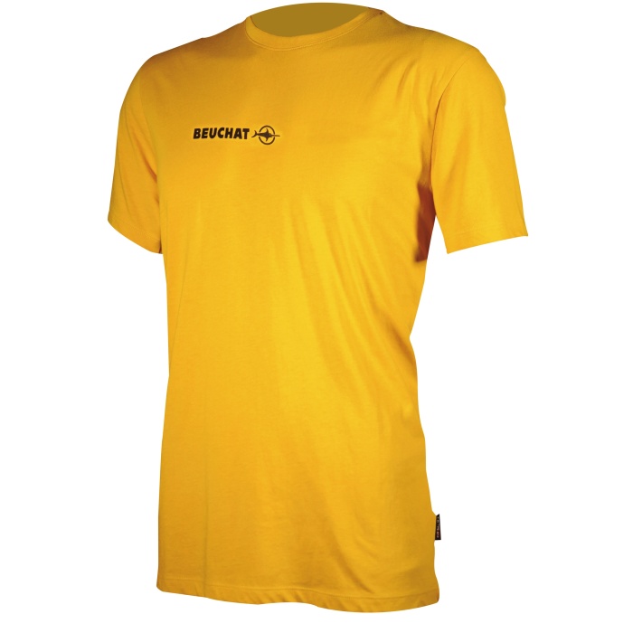 Beuchat Tee-Shirt Jaune Rouge Noir — équipement plongée — déstockage — Vannes