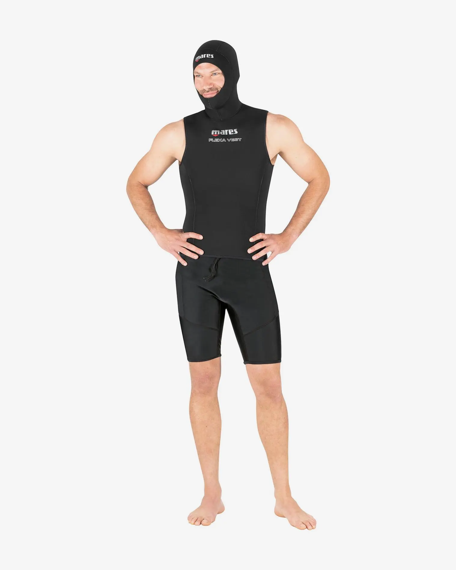 Flexa Vest Top Cagoule 3mm Mares — équipement plongée — déstockage — Vannes