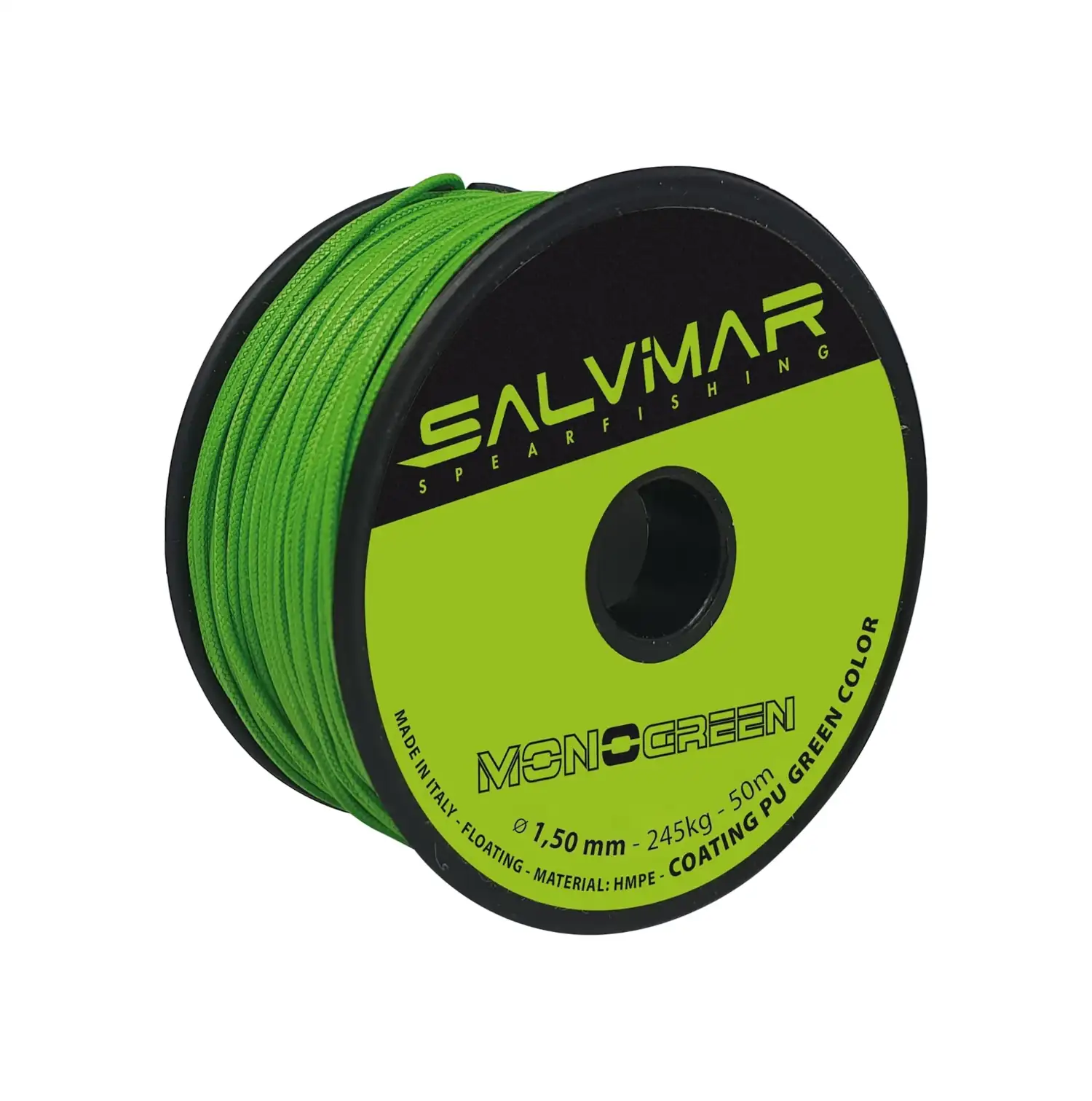 Fil Monogreen Ø1,50mm.50mt Vert Salvimar — équipement plongée — déstockage — Vannes