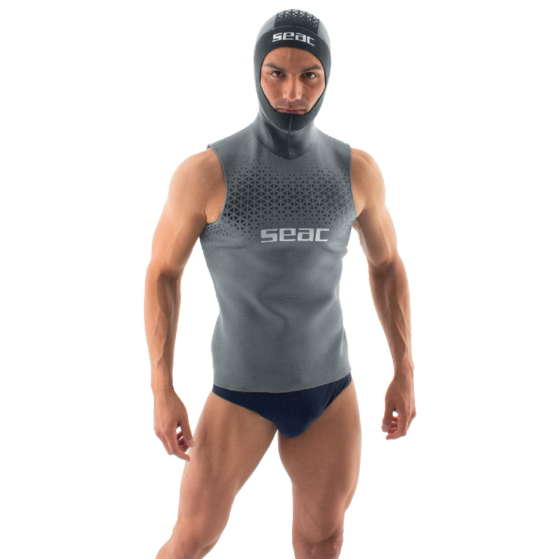 Top Cagoule "hood" Seac 3mm — équipement plongée — déstockage — Vannes