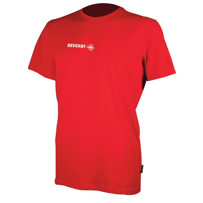 Beuchat Tee Shirt Rouge — équipement plongée — déstockage — Vannes